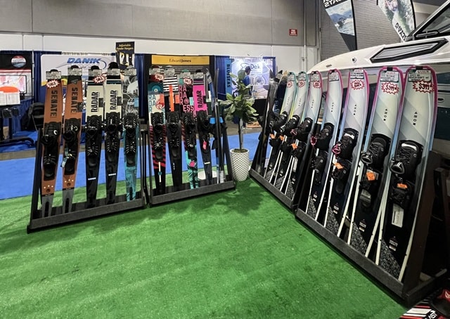 Water skis at the Portland Boat Show